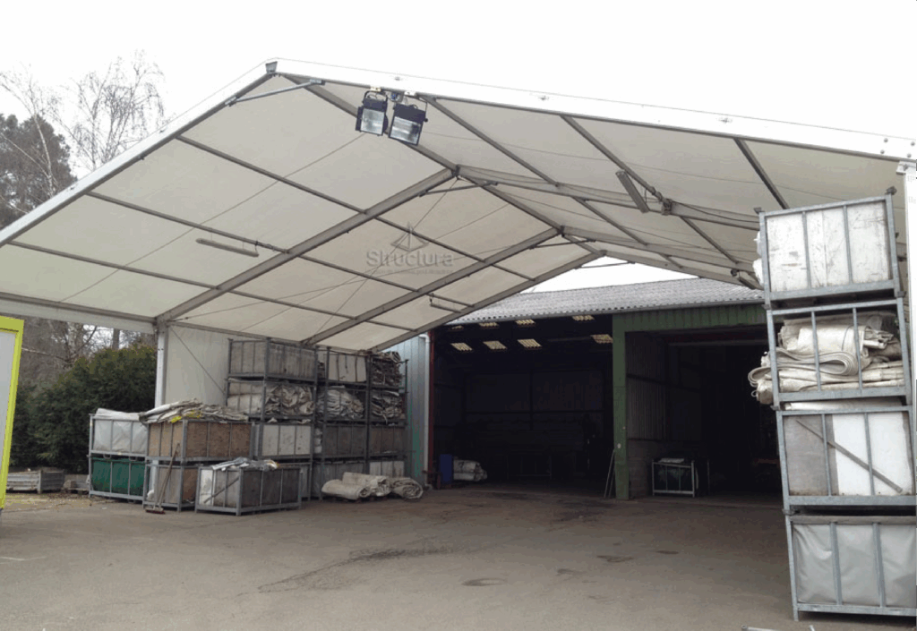 Bâtiment modulaire professionnel type auvent, rapide et économique