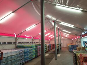 Bâtiment non-isolé servant d’entrepôt pour le commerce et la distribution