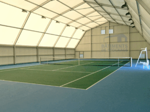 solutions de stockage modulaires -bâtiment sportif de stockage