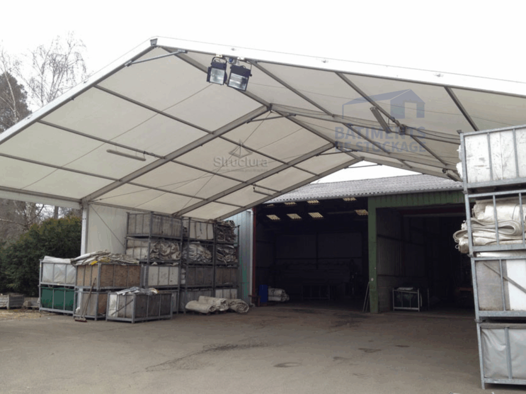solutions de stockage modulaires -bâtiments de stockage modulaires auvents