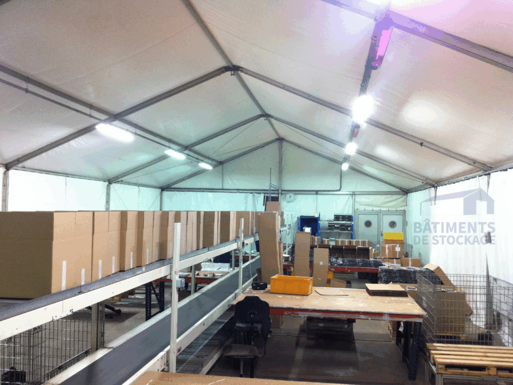 solutions de stockage modulaires -bâtiments non-isolés